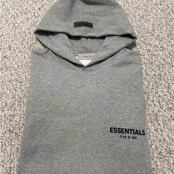 Fear of God Essentials Heather Gray Hoodie - Picture 3 of 9